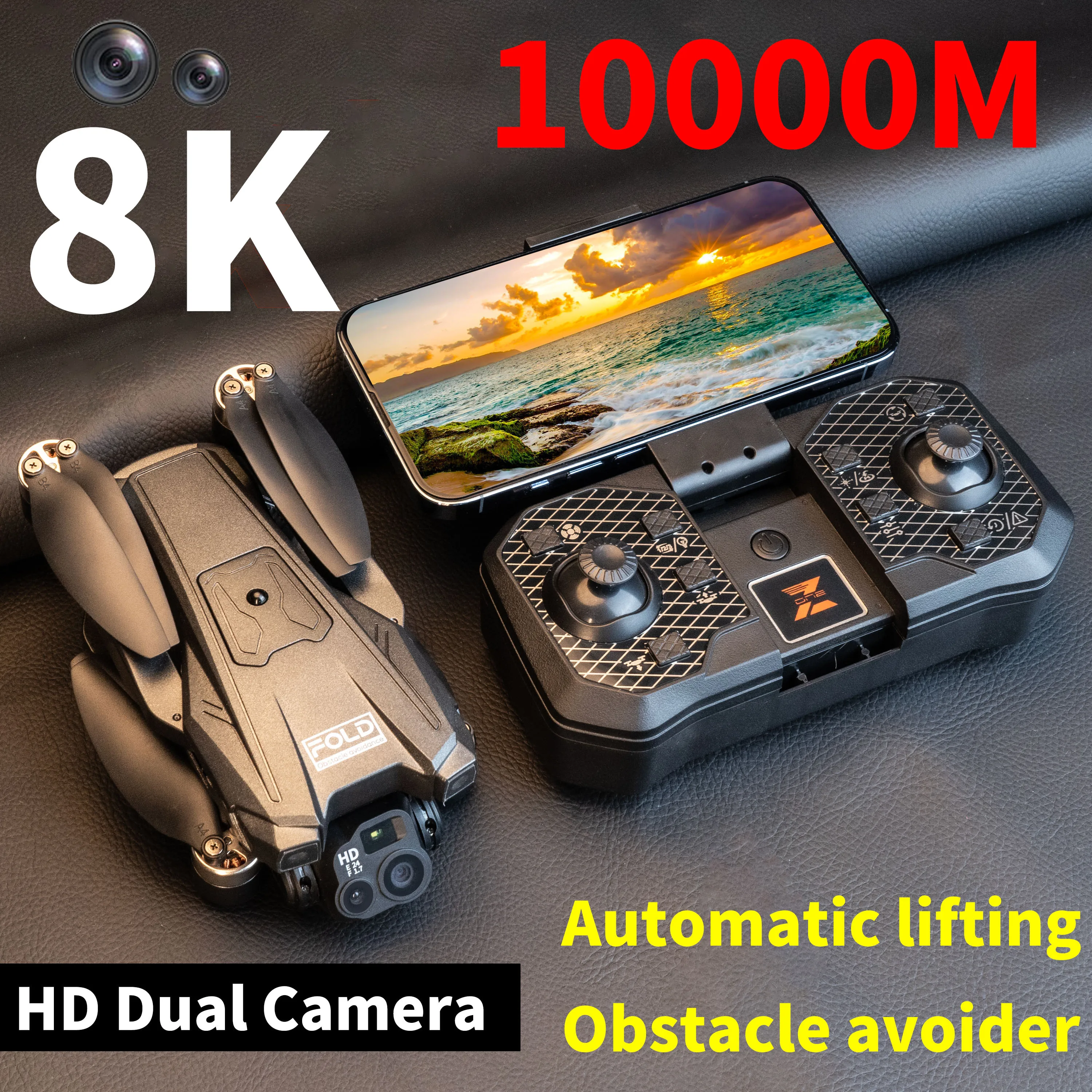 

New YK8 Drone 8K Professinal 4K HD Camera Wide Angle 5G WIFI Optical Flow 360 °Obstacle Avoidance Brushless Motor RC Quadcopter