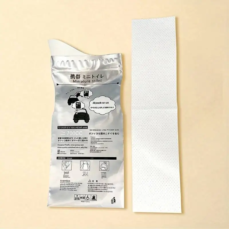 Emergency Urinal Bag Portable Disposable for Travel Outdoor Men Women Lightweight Compact