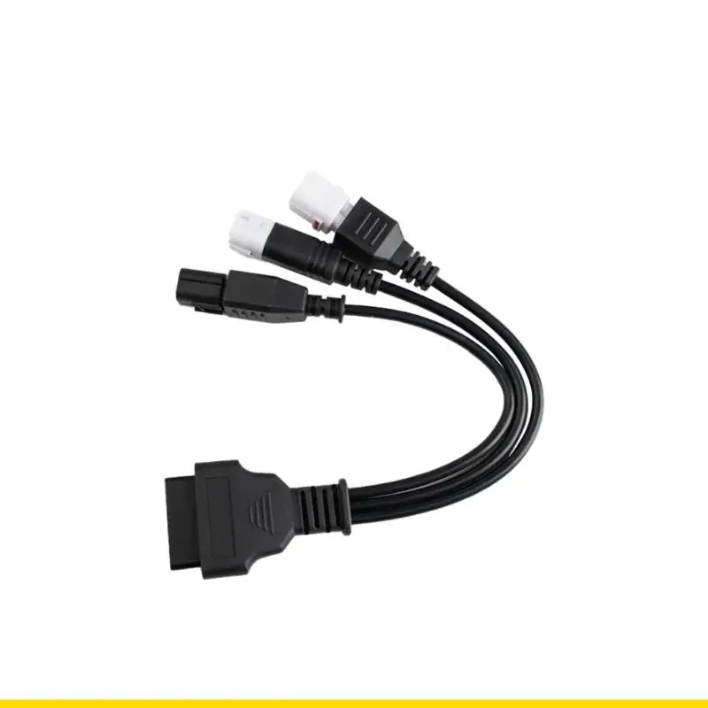 

SZCH 3+4 6Pin Male Adapters with 16Pin OBDII Socket Diagnostic Tool Replacement Diagnostic Adapters Suitable for Bikes