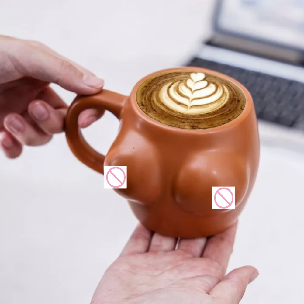 

Ceramic Female Form Coffee Mug Boobs Creative Body Art Coffee Mugs Tea Cup Novelty Inspirational Milk Mugs