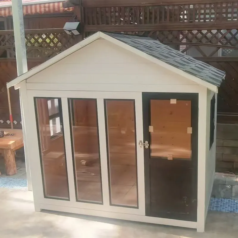 

Уличный домик-вилла для кошек и собак TT Outdoor, большой, из массива дерева, с защитой от дождя и солнца