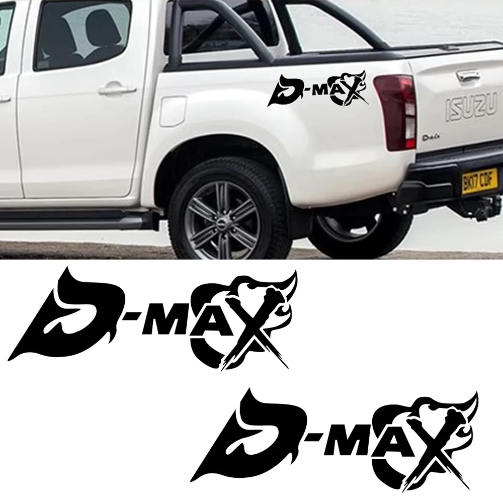 For Isuzu Dmax Car Side Sticker Auto Rear Universal Vinyl Film Sport Styling Waterproof Decals Car Tuning Decoration Accessories