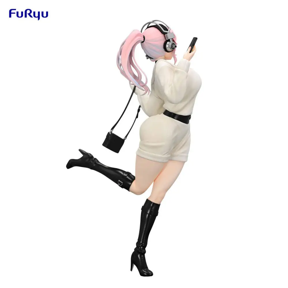 Officially Licensed Furyu Trio Try It Super Sonico Figure Anime Winter Memory Crossroad Character Model view 5