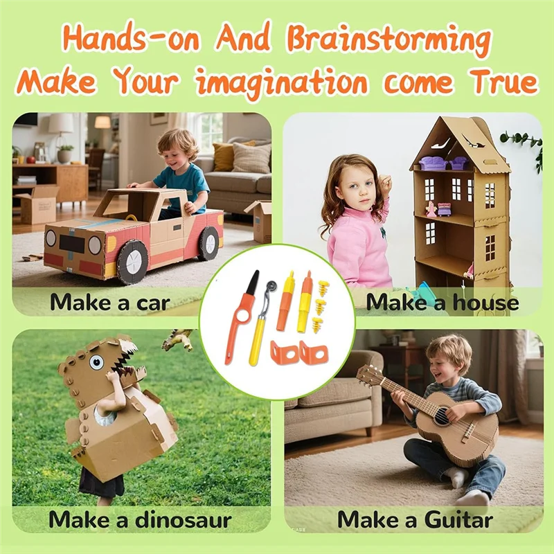 Cardboard Construction Kit wit - Kids Education In Us ulasan dan harga