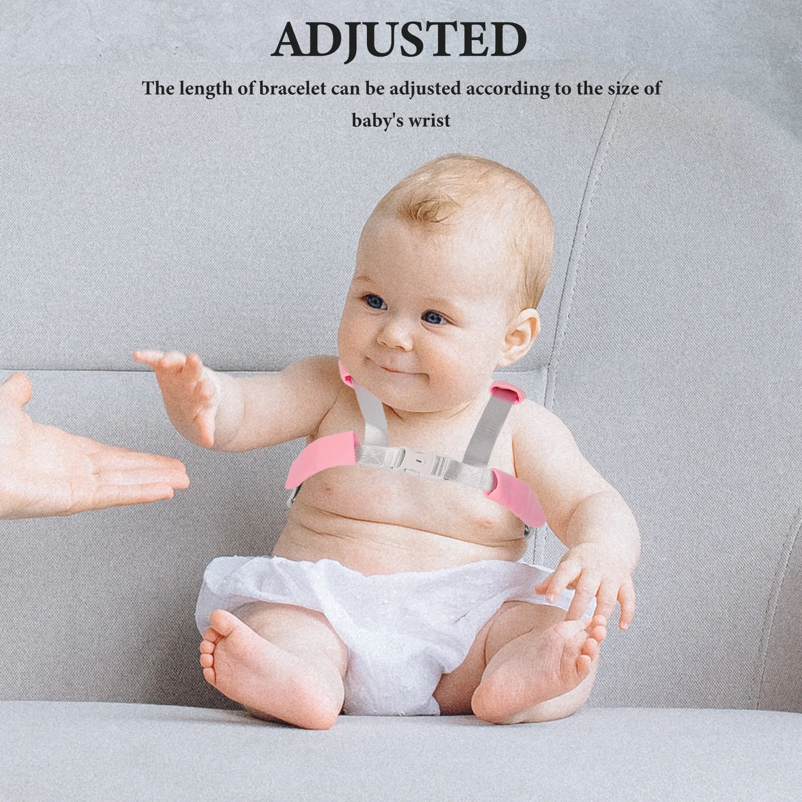 

Baby Anti Safety Toddler Harness With Leash Harness Adjustable Spring Rope Kids Wristband Child Kids Leash Walking Tether Strap