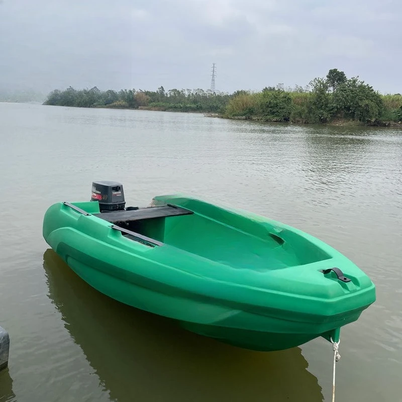 3.6-meter small speedboat rotational molding integrated molding fishing boat water patrol speedboat can be equipped
