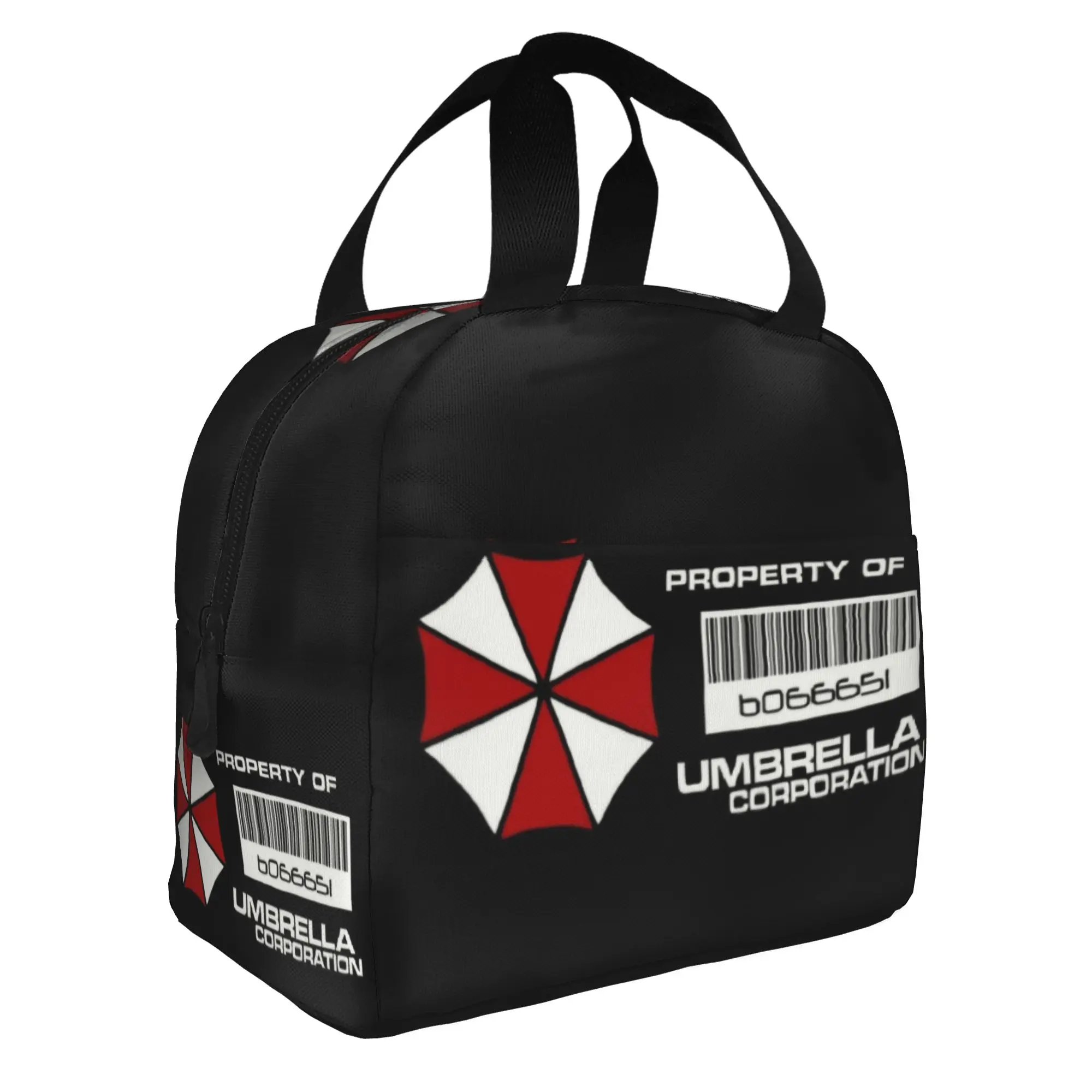 Umbrella Corporation Movie Game Cosplay Lunch Bag Men Women  Cooler Warm Insulated Lunch Boxes for School