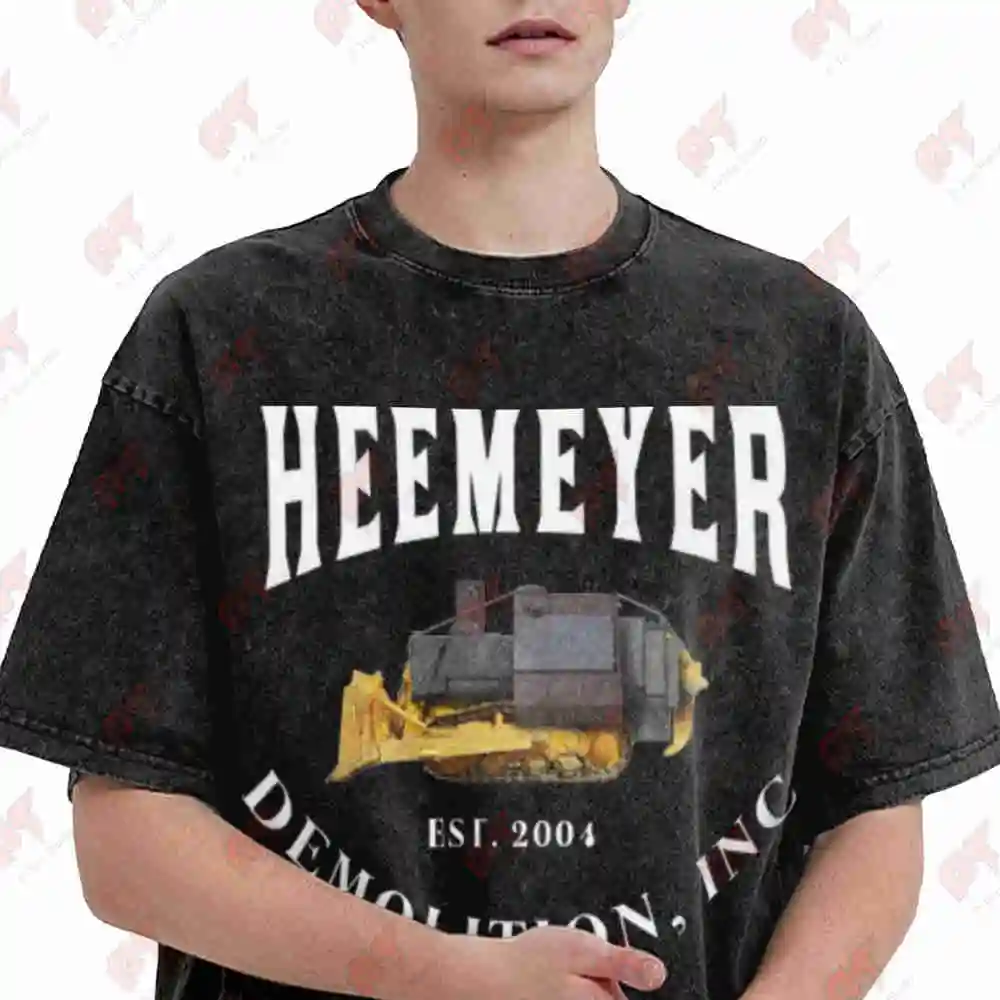 Bulldozer Heemeyer Killdozer 2004 Vintage Washed Tee Pure Cotton T-Shirt