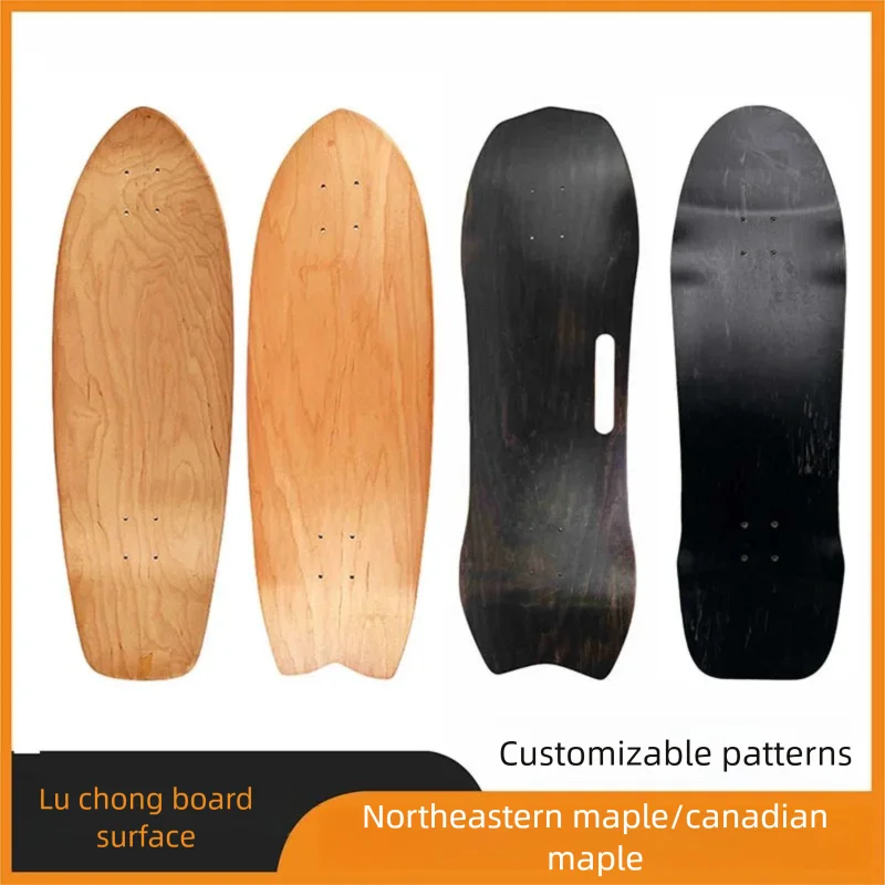 planche-de-surfskate-Erable-du-nord-est-et-Erable-canadien-planche-de-skateboard-a-quatre-roues-big-fish-board-longboard-planche-de-skateboard-surfskate
