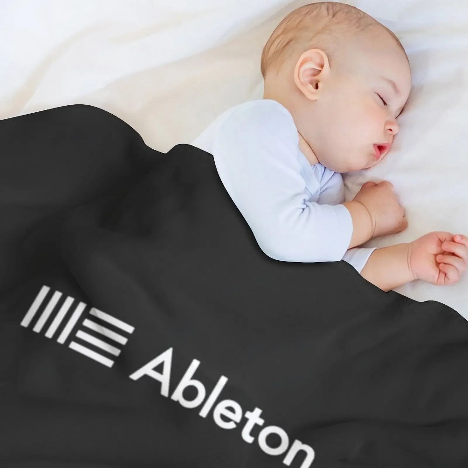 بسيطة أبلتون شعار أساسي تي شيرت رمي بطانية الثقيلة أنيمي خمر بطانية حرارية