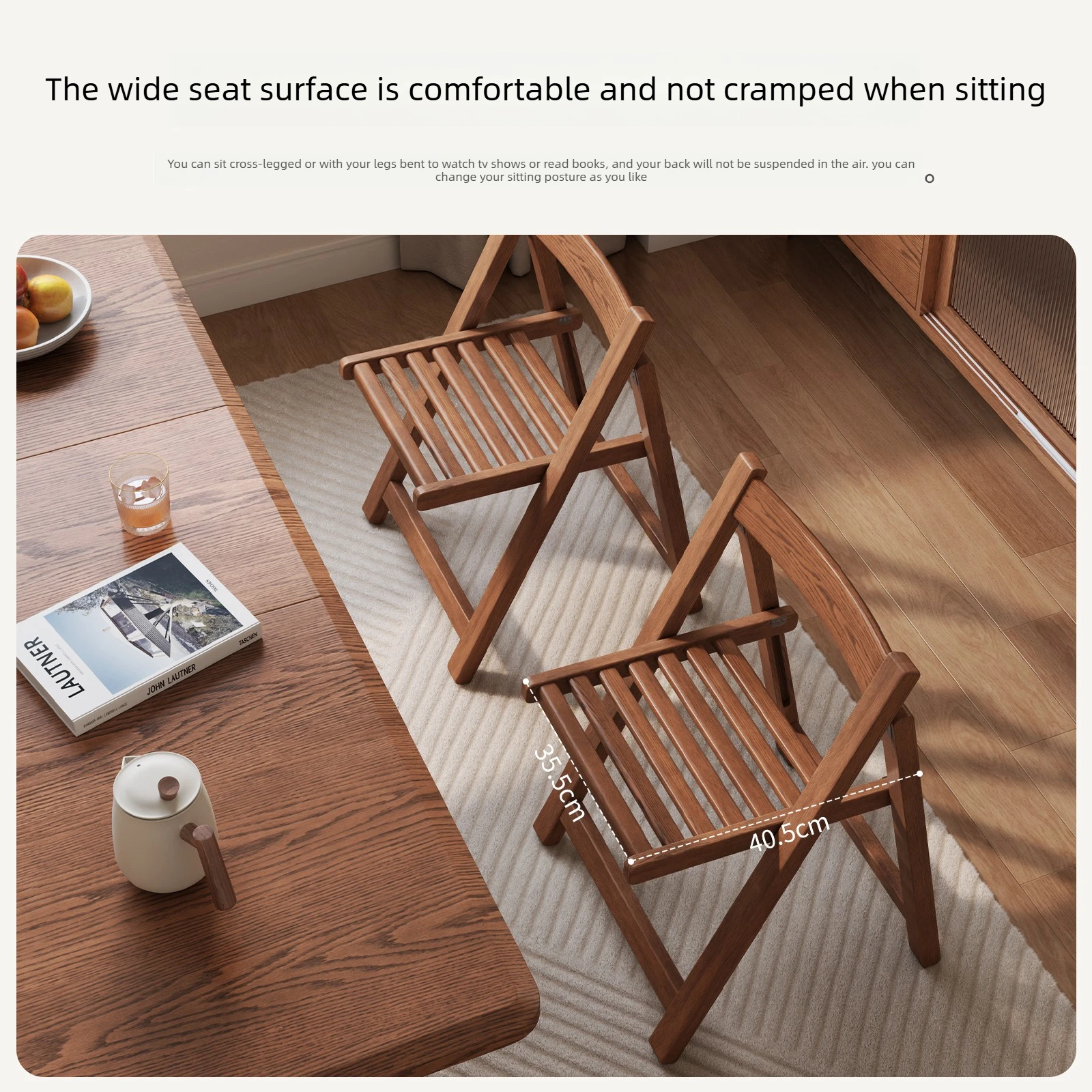 

Складной стул, обеденный стул из массива дерева, кресло для гостиной, простой офисный стул для домашнего использования, стул для отдыха на открытом воздухе