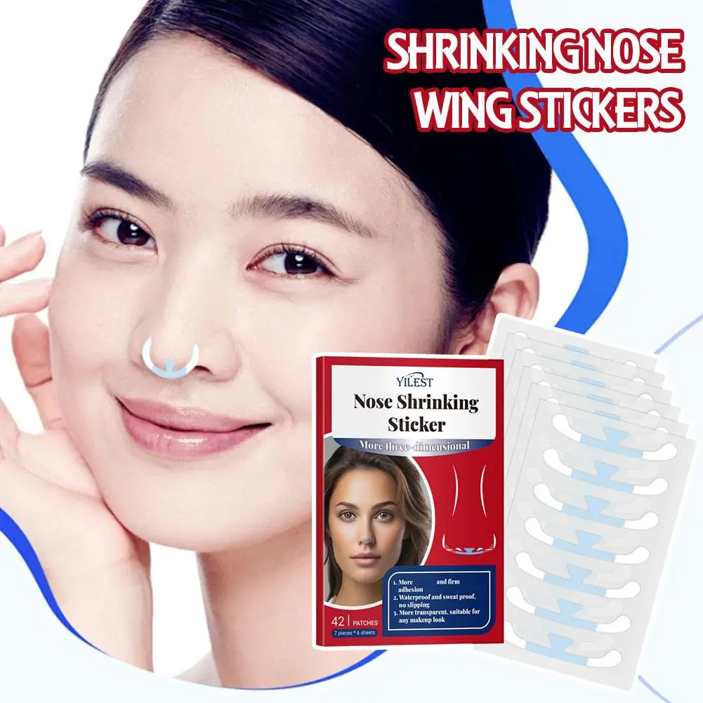 Invisible Beauty Makeup Cosmetics - Shrinking Nose Wing Stickers For Cosplay Nasal Sticker Narrow Nose Beauty Tool