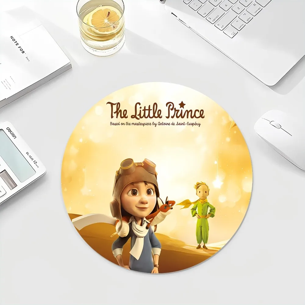 The Little Prince Round Custom Skin Office Computer Desk Mat tastiera da tavolo tappetino per Mouse grande cuscino per Laptop per PC Gamer Mousemat