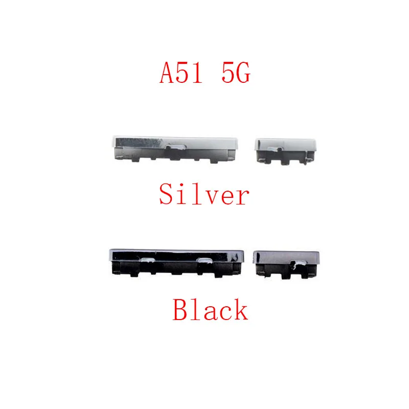 1 Set Power On Off Volume Button Side Keys For Samsung Galaxy A51 A71 4G 5G A515F A715F A716F A7160 A516 U V N D Repair Parts