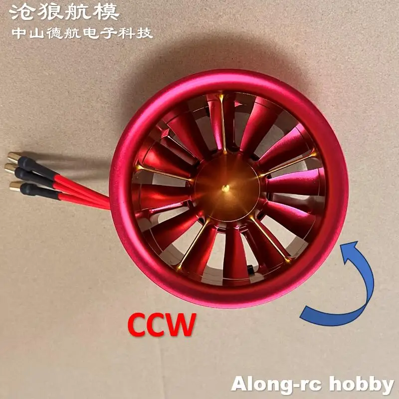 90 EDF Full Metal Ducted Fan JP 90mm CW/CCW  EDF with 4250 Motor KV1750 6S KV1330 8S KV1050 12S for Jet RC Airplane DIY Models