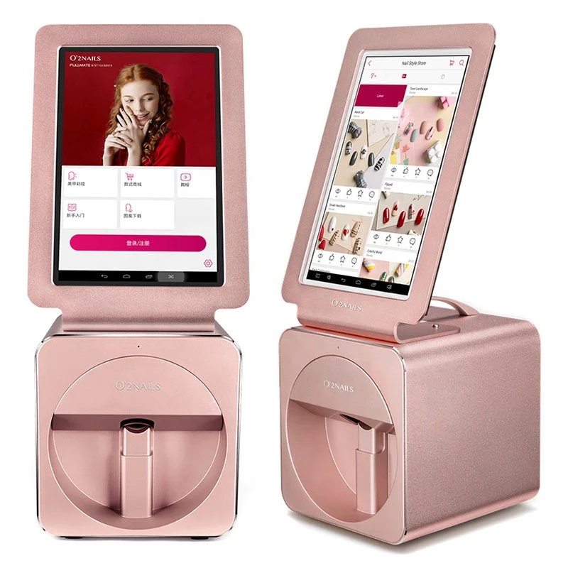 O2NAILS Desktop Nail Printer X11PLUS Nail Art Printing Machine With Storage Space