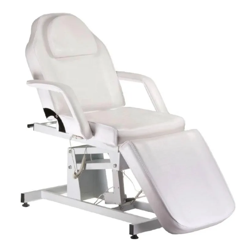 White Facial Chair Electric Lift Beauty Salon Massage Bed High Quality Factory Folding Cushion Chair Bed