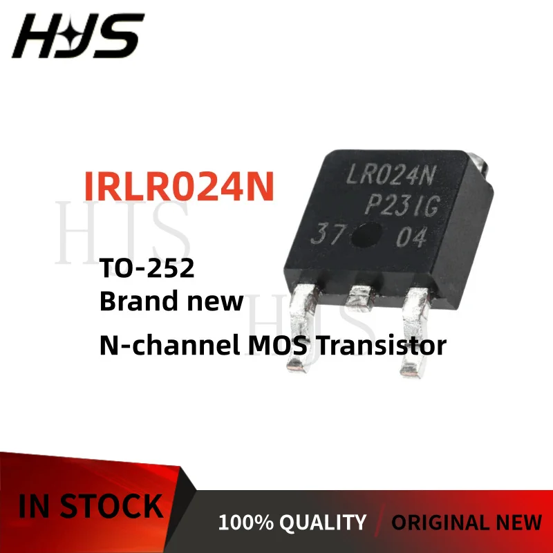 10-100PCS Brand New IRLR024N LR024N IRLR024NTRPBF IRLR024 TO-252 SMD N-channel MOS Transistor