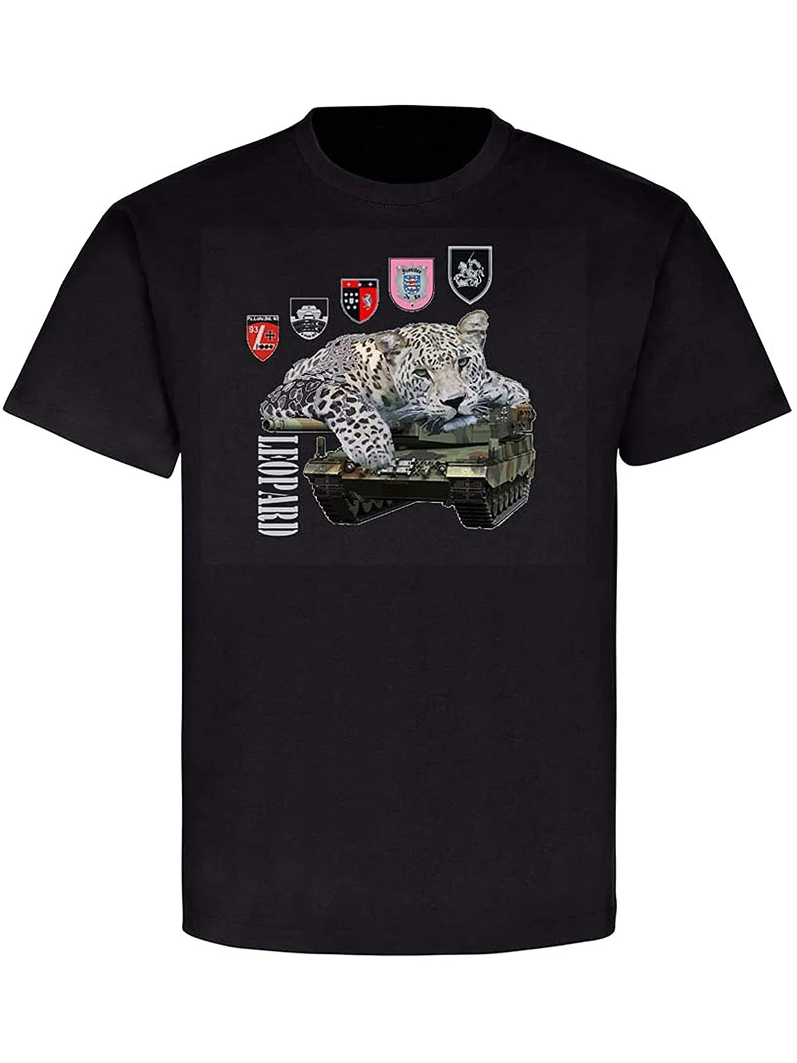 German Federal Army Bundeswehr Panzer Unit Leopard Tank T Shirt. Short Sleeve 100% Cotton Casual T-shirts Loose Top Size S-3XL