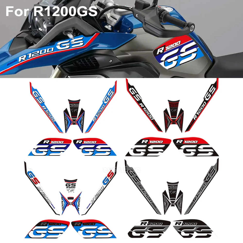 R1200GS Motorcycle Fairing Fender Tank Pad Stickers Decal Protection For BMW R1200 R 1200 GS LC Rallye Adventure