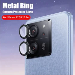 1PCS for Xiaomi 13T Pro Aluminium Alloy Camera Protector Case Ring Xiomi 13TPro Xiaomi13T Back Cover Lens Tempered Glass Film