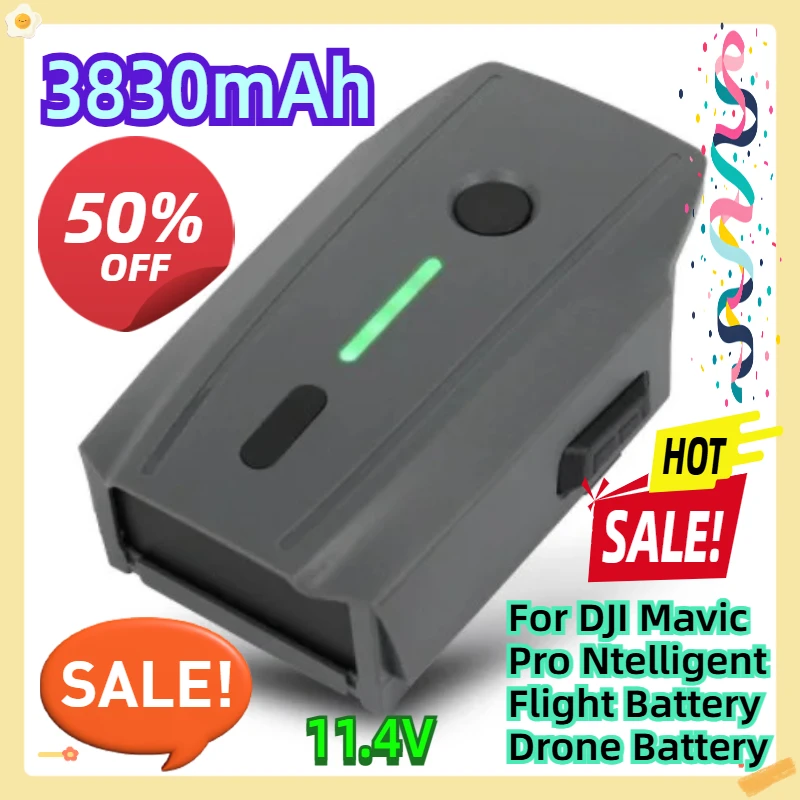 

For DJI Mavic Pro Ntelligent Flight Battery 11.4V 3830 MAh Drone Battery