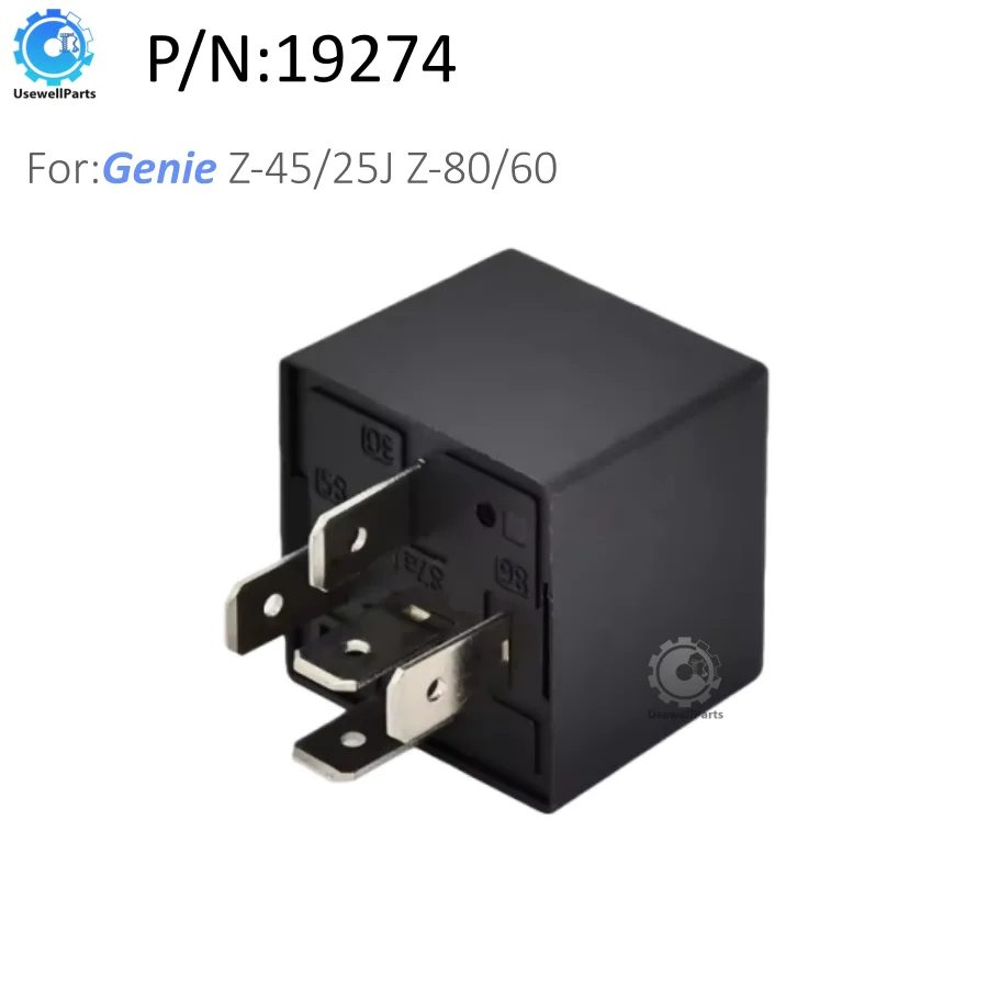 

UsewellParts 19274 19274GT 12 В SPDT реле, совместимое с Genie Z-45/25J Z-80/60 ZX-135/70 S-40 S-45 S-60 S-65 S-80 S-85 SX-135