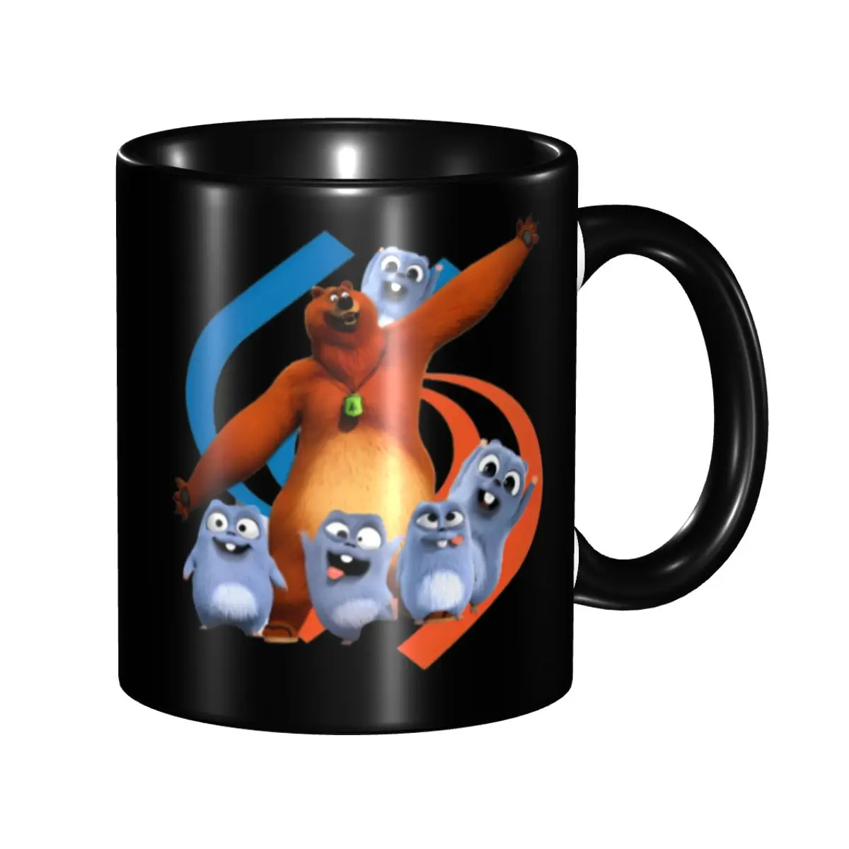 

Персонализированные кружки для кофе G-Grizzys и L-Lemmingsed: керамические чашки для чая и молока с французскими мультфильмами и аниме-персонажами медведей, сделай сам