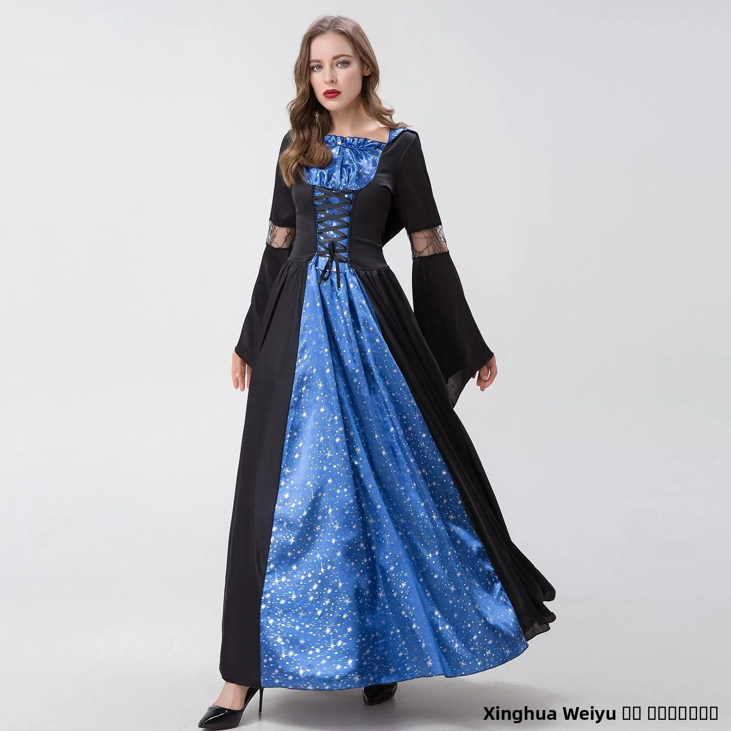 

loween Cosplay Witch Costume Par Death God Role-plang Outfit Women's Traditional Stage Costume Ethnic Wear
