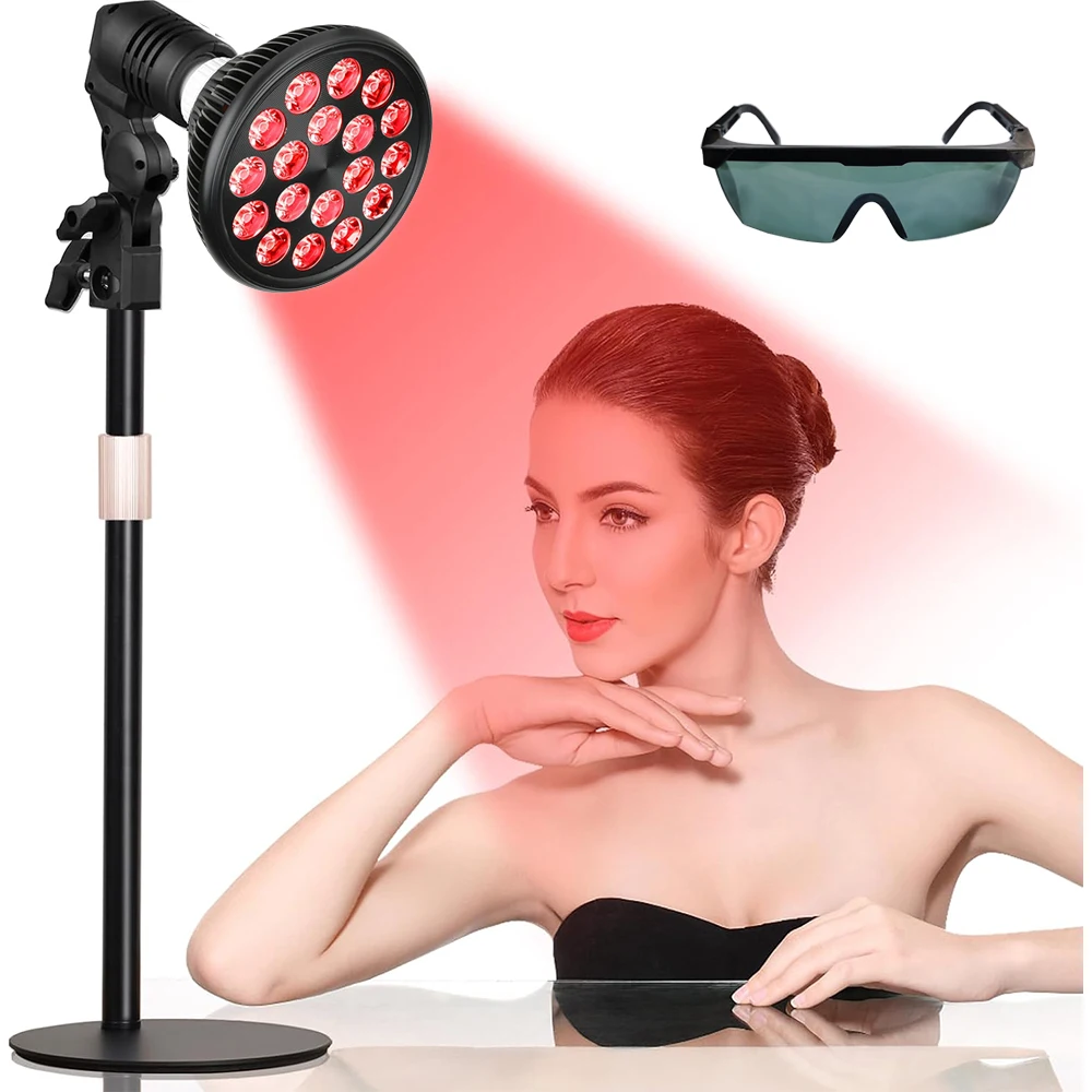 terapia-della-luce-rossa-e27-con-supporto-da-tavolo-terapia-della-luce-a-18-led-a-infrarossi-rosso-660-nm-850-nm-vicino-a-infrarossi-per-alleviare-il-dolore-alla-pelle