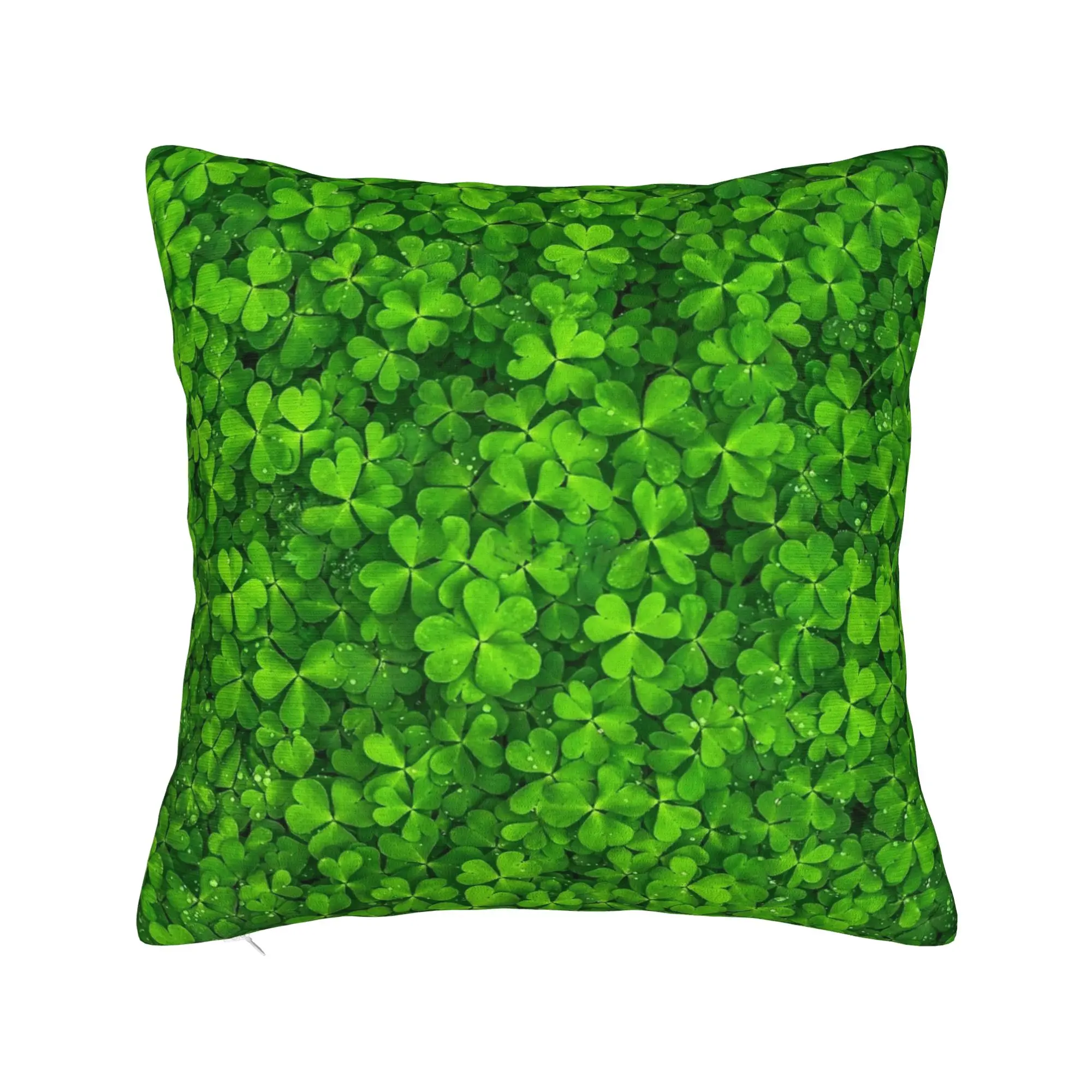Saint St Patricks Day Pillow Cover  Design Cushion Cover Cute Funny Pillow Case For Sofa Bedroom Home Decor