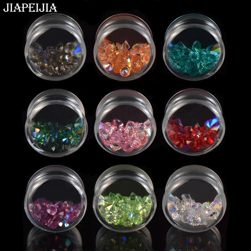 8-30mm Colourful Artificial Gemstones Ear Tunnels Plugs Acrylic Ear Expander Stretcher Body Piercing Jewelry