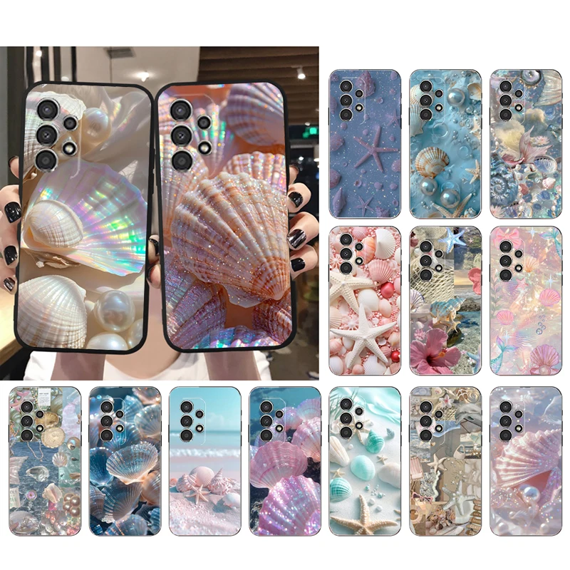 

Phone Case For Samsung A17 A55 A16 A56 A35 A15 A53 A54 A33 A34 A25 A05S A52 A52S A07 A26 A06 Shell pearl