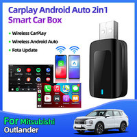 For Mitsubishi Outlander New Wired to Wireless Carplay AI Box USB Connection Auto Car Dongle For Apple USB Type-C Dongle in Car