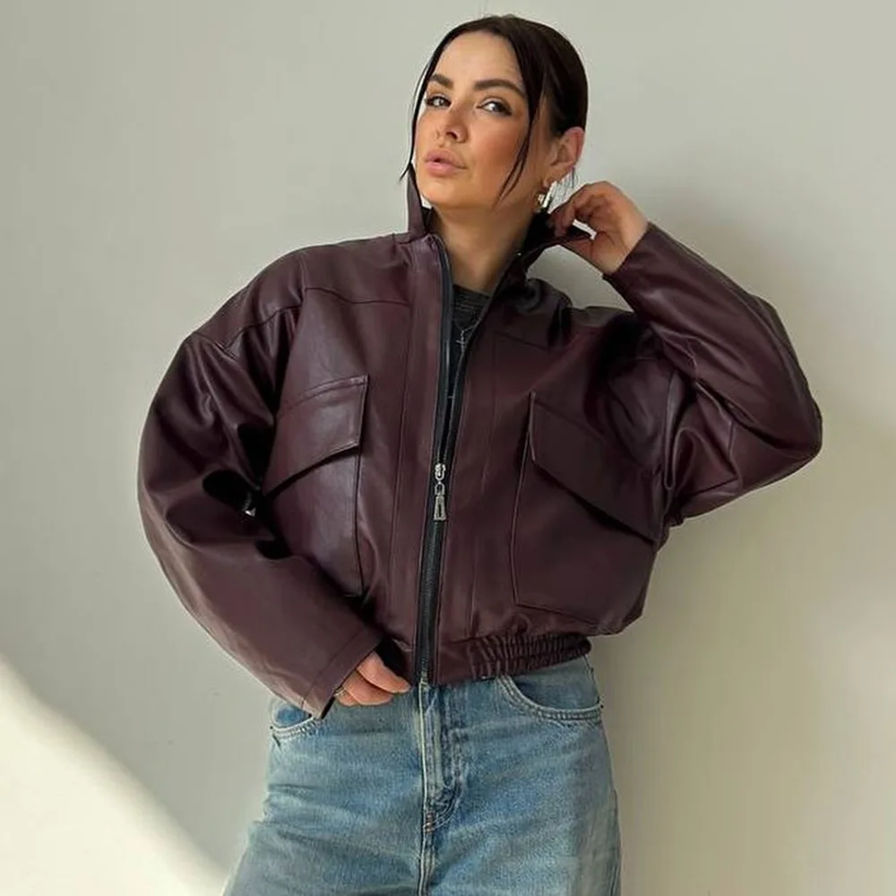 Cappotto in pelle da motociclista Old Money Wind Thi Cotton Gioventù Lunghezza regolare Puro offline Sle 2025 Stagione autunnale Prodotto cinese...