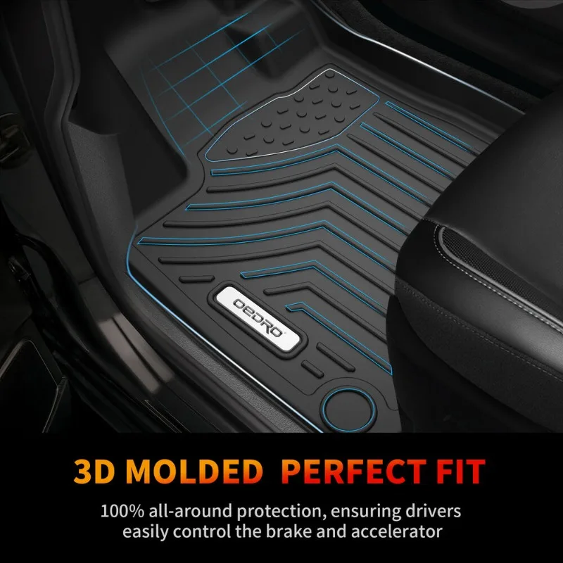 Car Floor Mats + 3rd Row TPE Floor Liners For 2022-2024 Acura MDX All Weather  United States