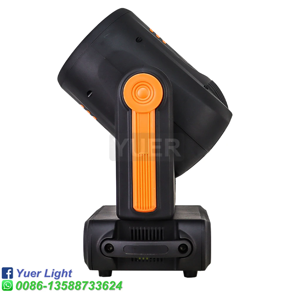 YUER-LED Movendo Luz Principal com 18 Prisma, 250W Feixe Local, Metade das Cores, DJ DMX Luzes Do Palco, Disco Club, Bar De Casamento, Efeito de Palco