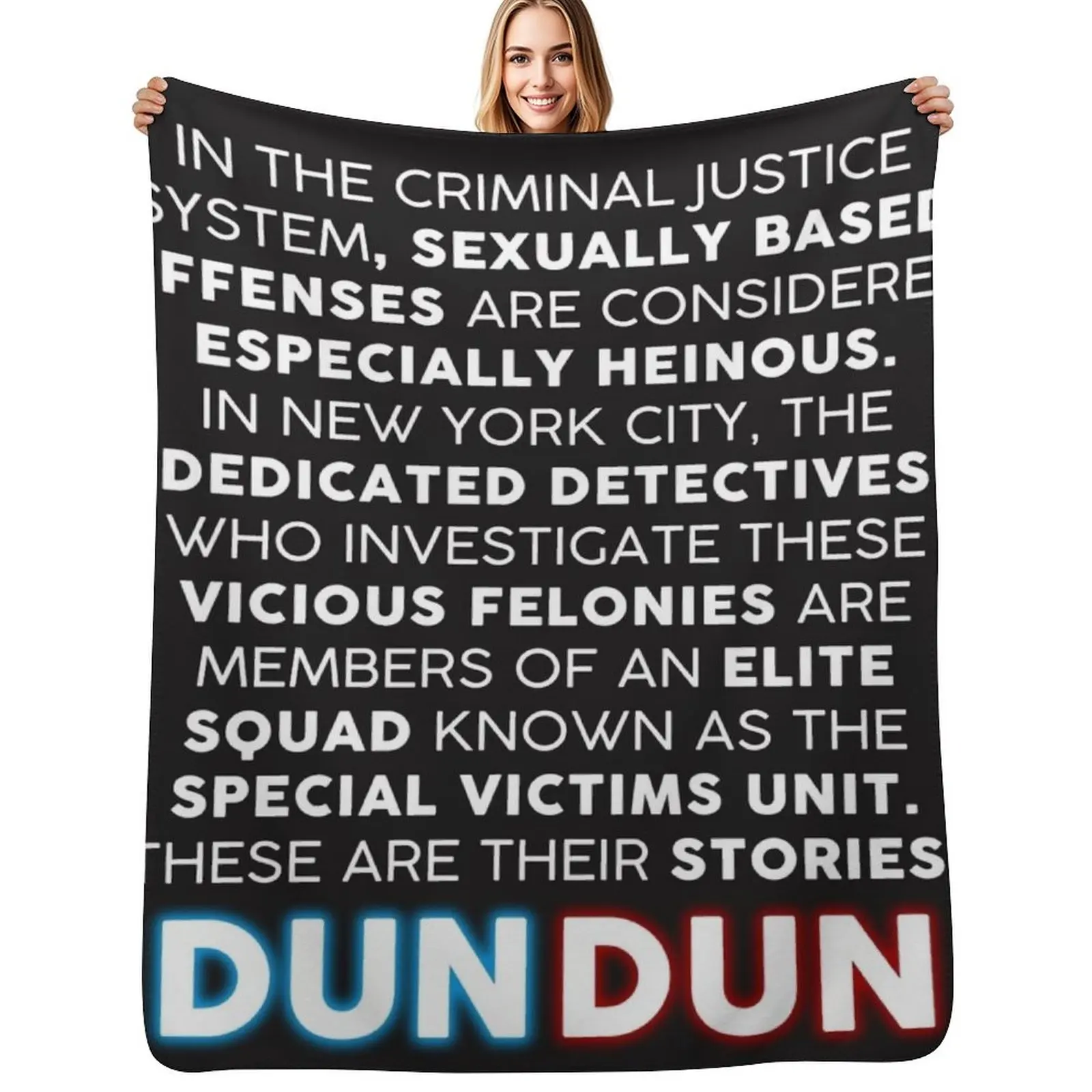 

SVU Opening Speech Throw Blanket Nap warm for winter halloween Bed covers Blankets