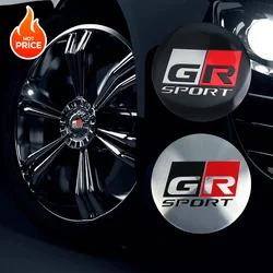 4Pcs 56mm GR Emblem Wheel Center Caps Stickers For TOYOTA Camry Yaris Avensis KIA Fortuner Tundra Audi a3 a4 a6 wheel parts