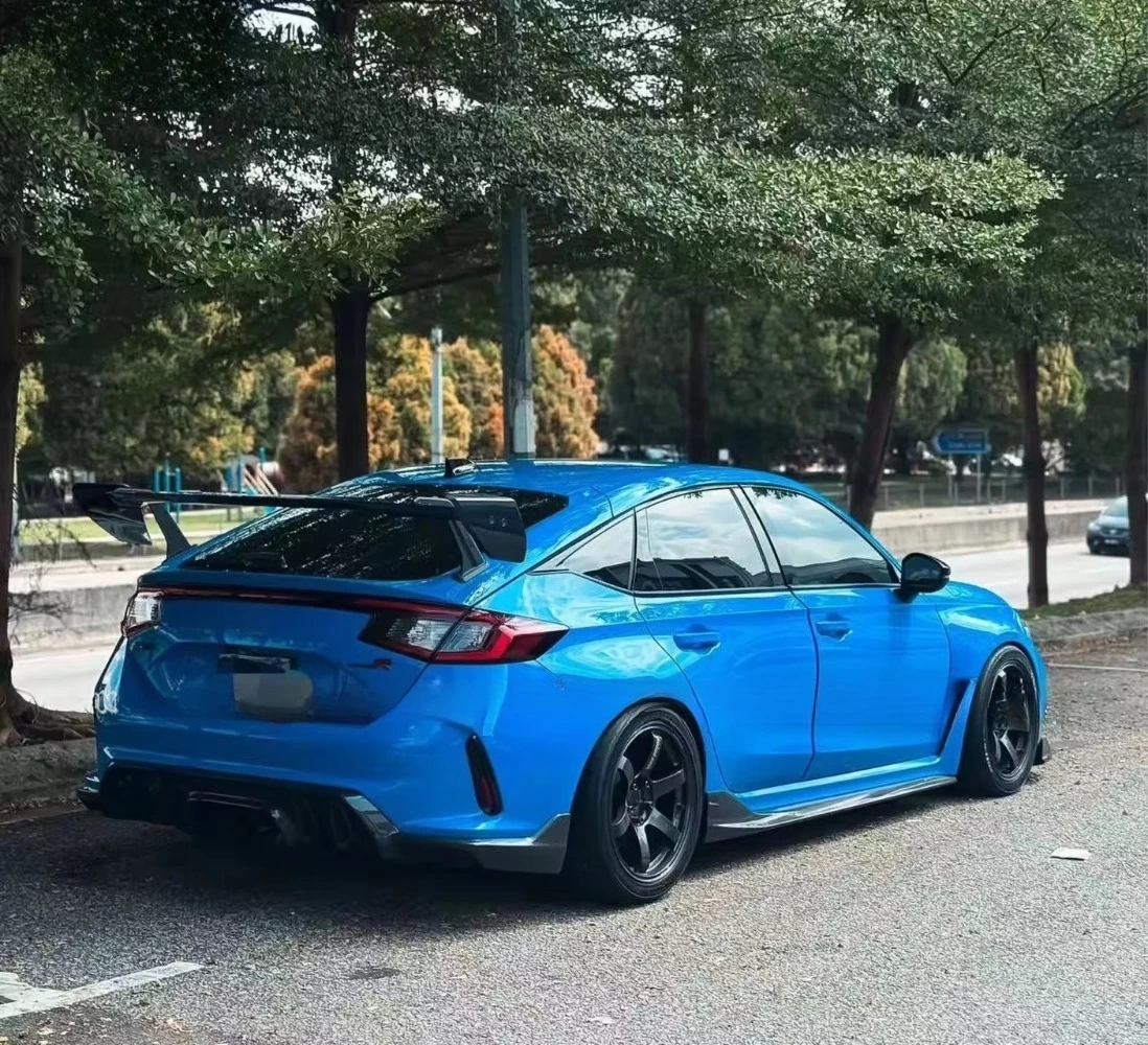 

Prepreg For FL5 Type R Dry Carbon Fiber AD Style Rear Wing Spoiler Lip Wings Body Kit Car Accessories