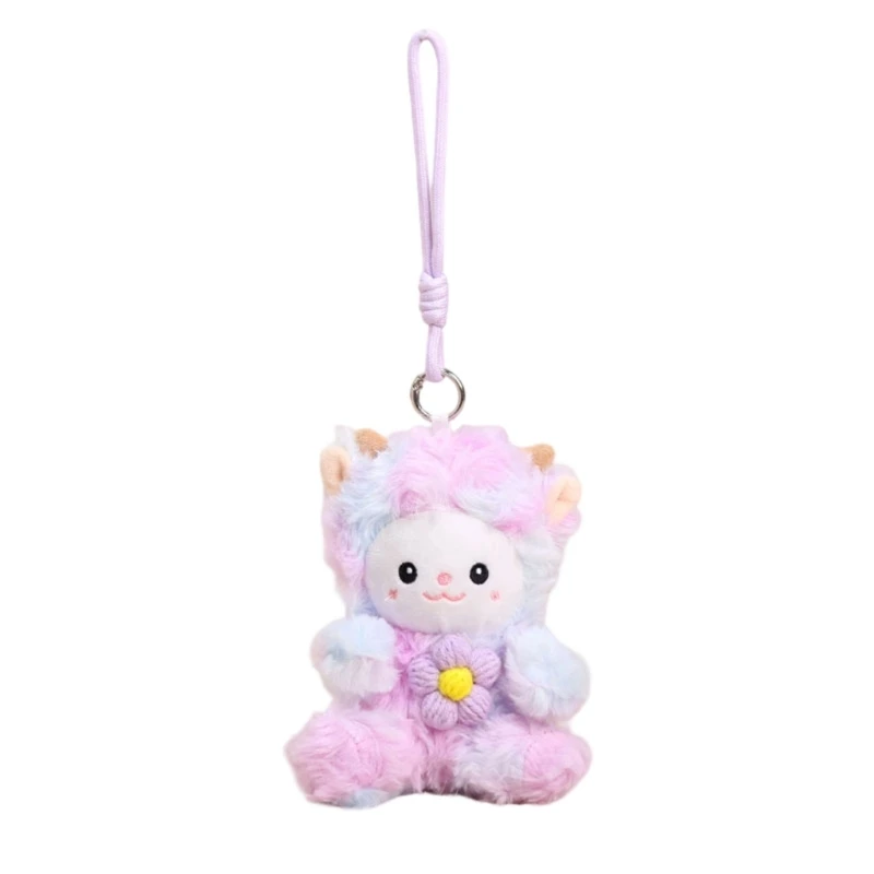 Unique Sheep Cartoon Animal Stuffed Doll Decoration For Travel Lovers