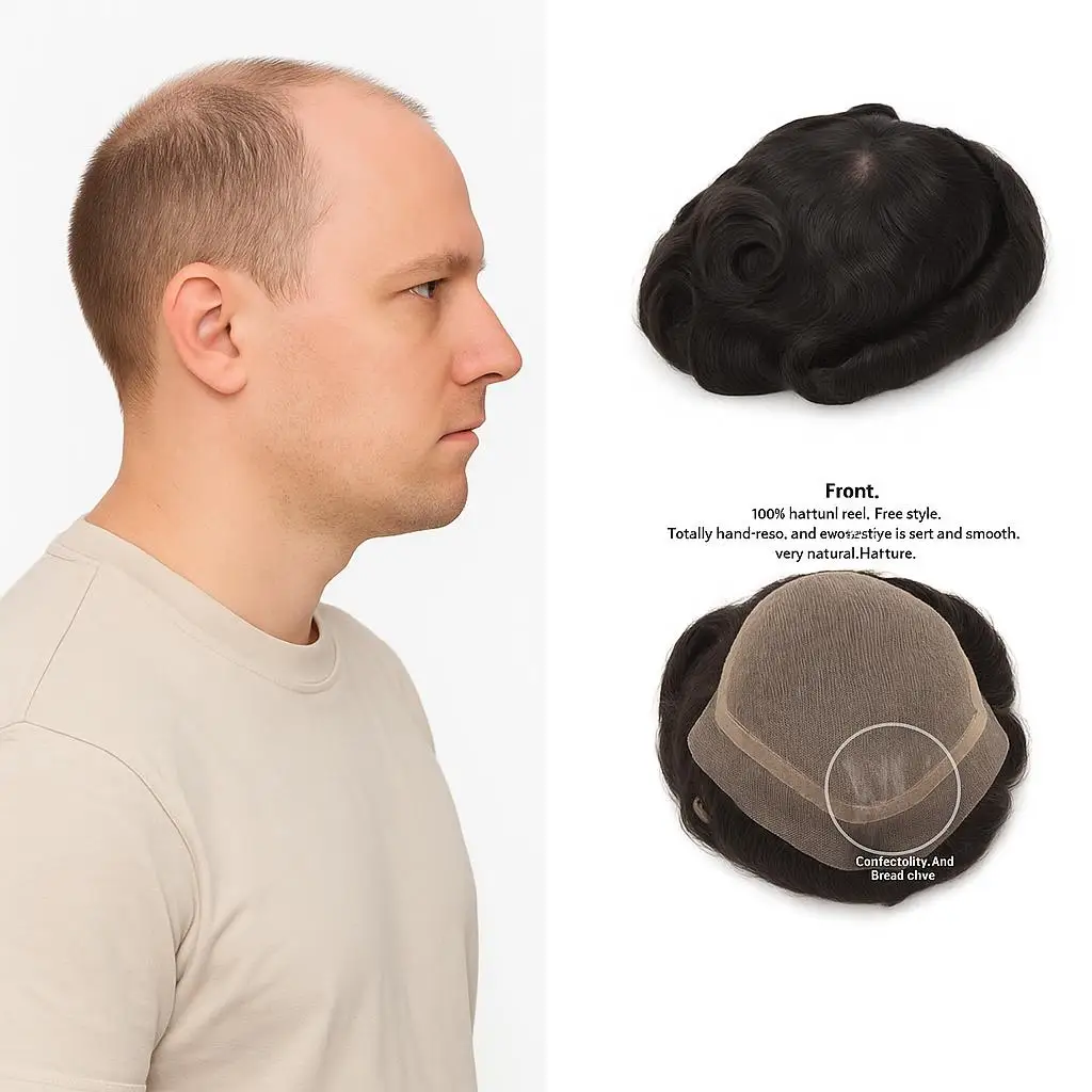 Budget Men Toupee O… - image