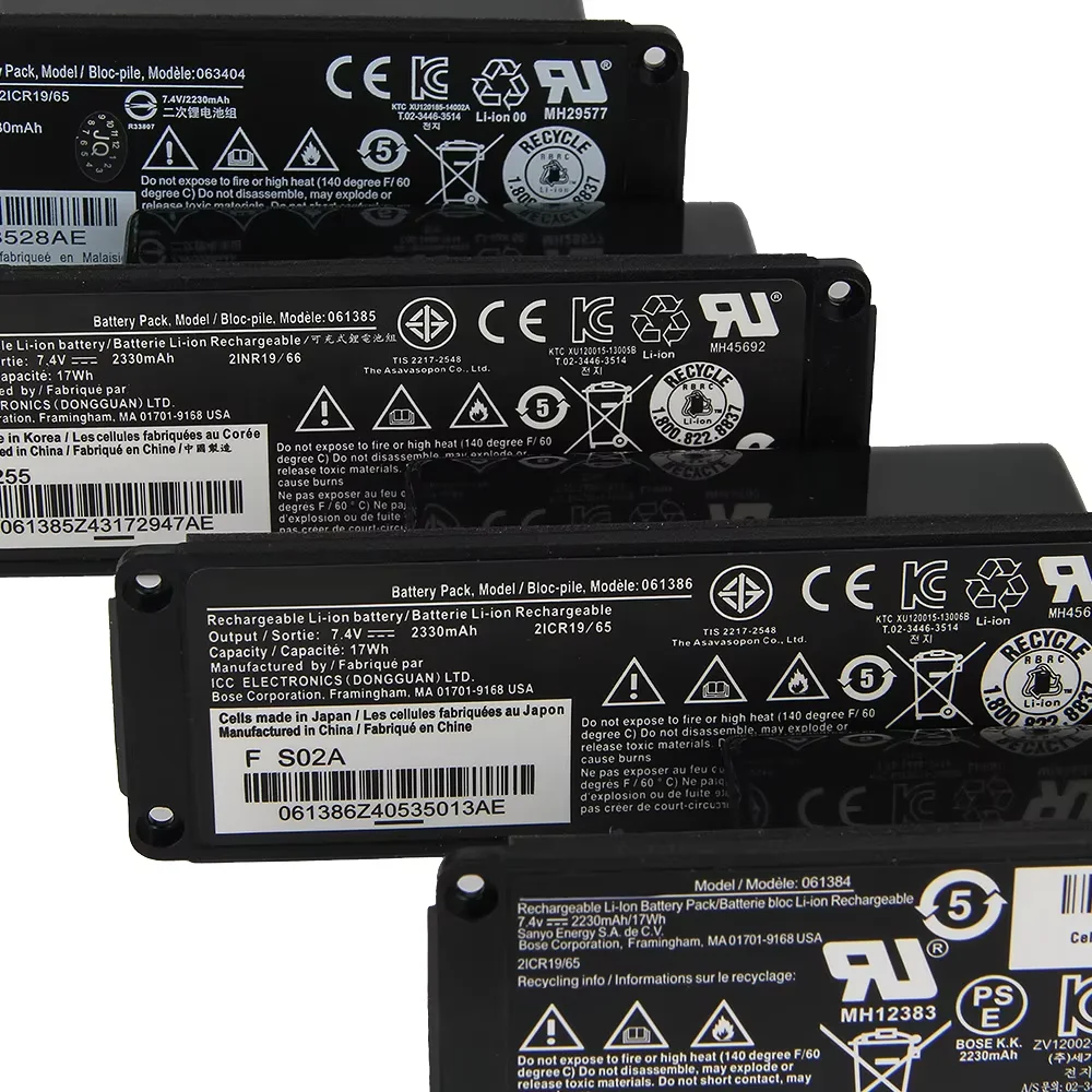 Premium Replacement Battery 061384 063404 063287 061386 061385 For BOSE SoundLink Mini I Bluetooth Speaker Long Lifespan image 2