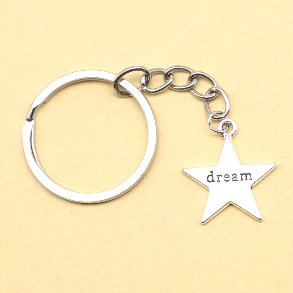 1 Piece 20x23mm StarDream Key Chain Travel Gift