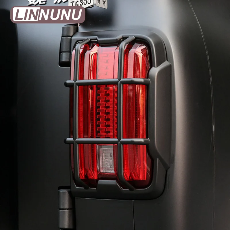 LINNUNU Für Great Wall GWM WEY Tank 300 2021-2023 Auto Boot Rücklicht Trim Rahmen Schutzhülle Aufkleber außen Zubehör