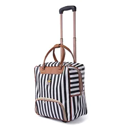 Moda donna viaggio bagaglio Trolley borsa su ruote valigia Business Boarding Bag viaggio Rolling valigia borse