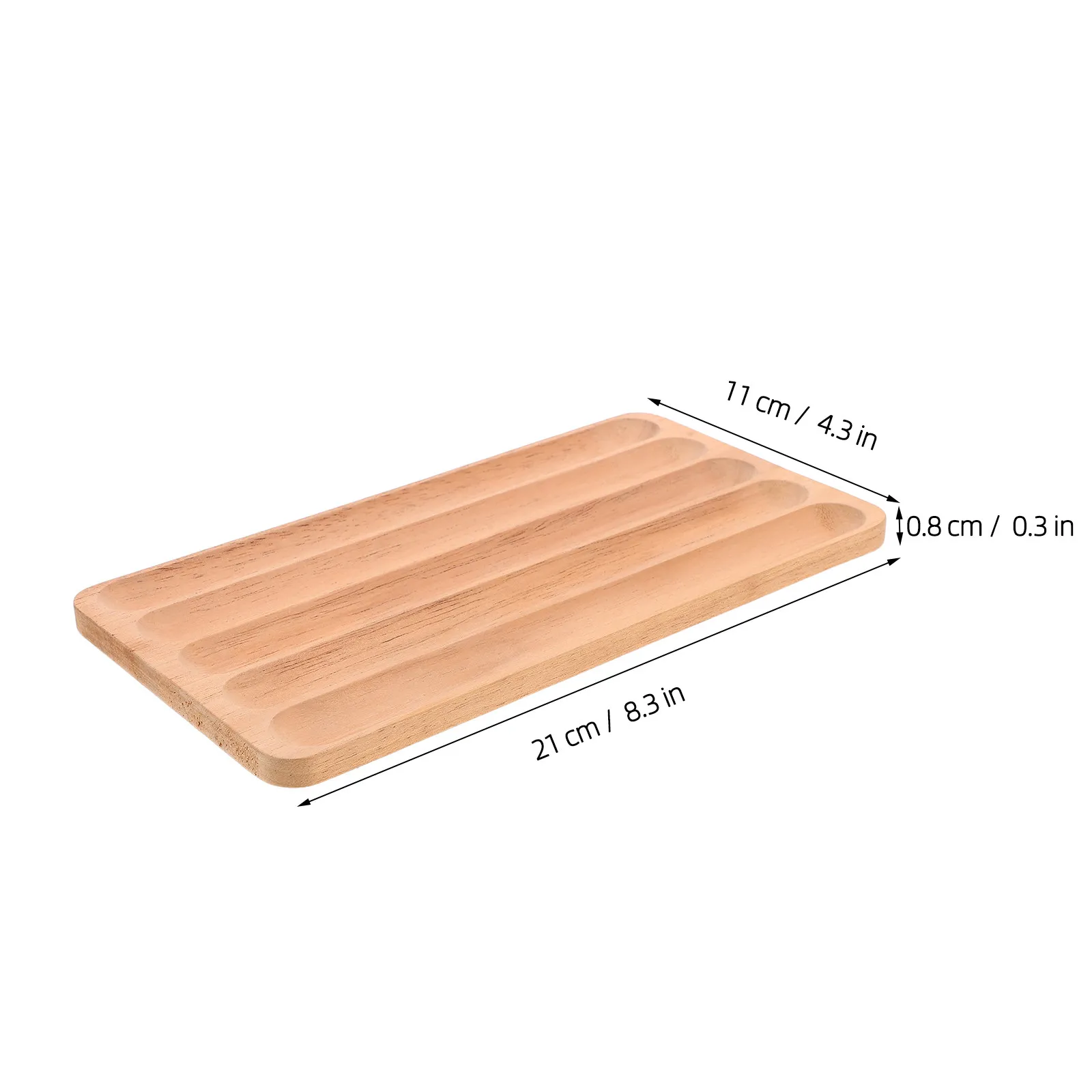 Spanish Cedar Cigar Tray for Humidor Storage Display Cigar Sobering Tray with Rest Groove Cedar Holder Presentation Organizer
