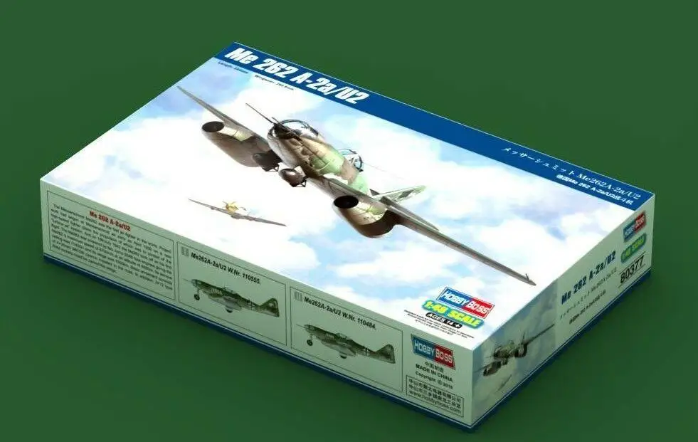 Hobbyboss Model 80377 1/48 Me 262 A-2a/U2 hobby boss model kit