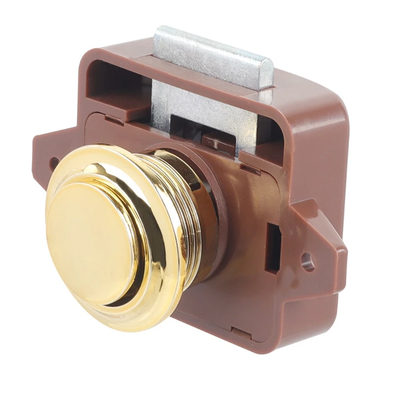 

10Pcs 26mm Campervan Push-Press Locks for Cabinet Locks, RVs, Caravans, Drawer Locks, Furniture Hardware, Door Locks