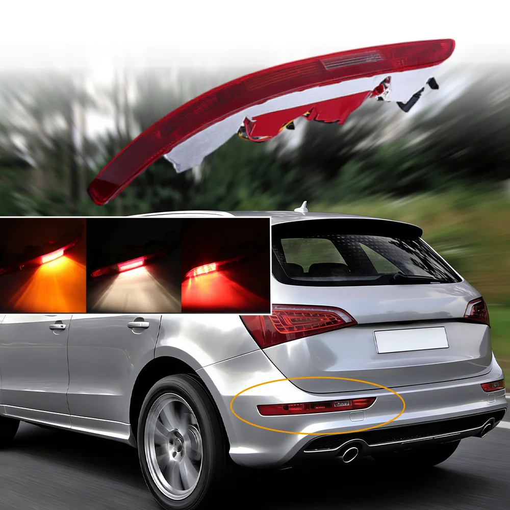 

Rear Bumper Reflector Brake Tail Light Lamp for Audi Q5 2009 2010 2011 2012 2013 2014 2015 2016 US Model